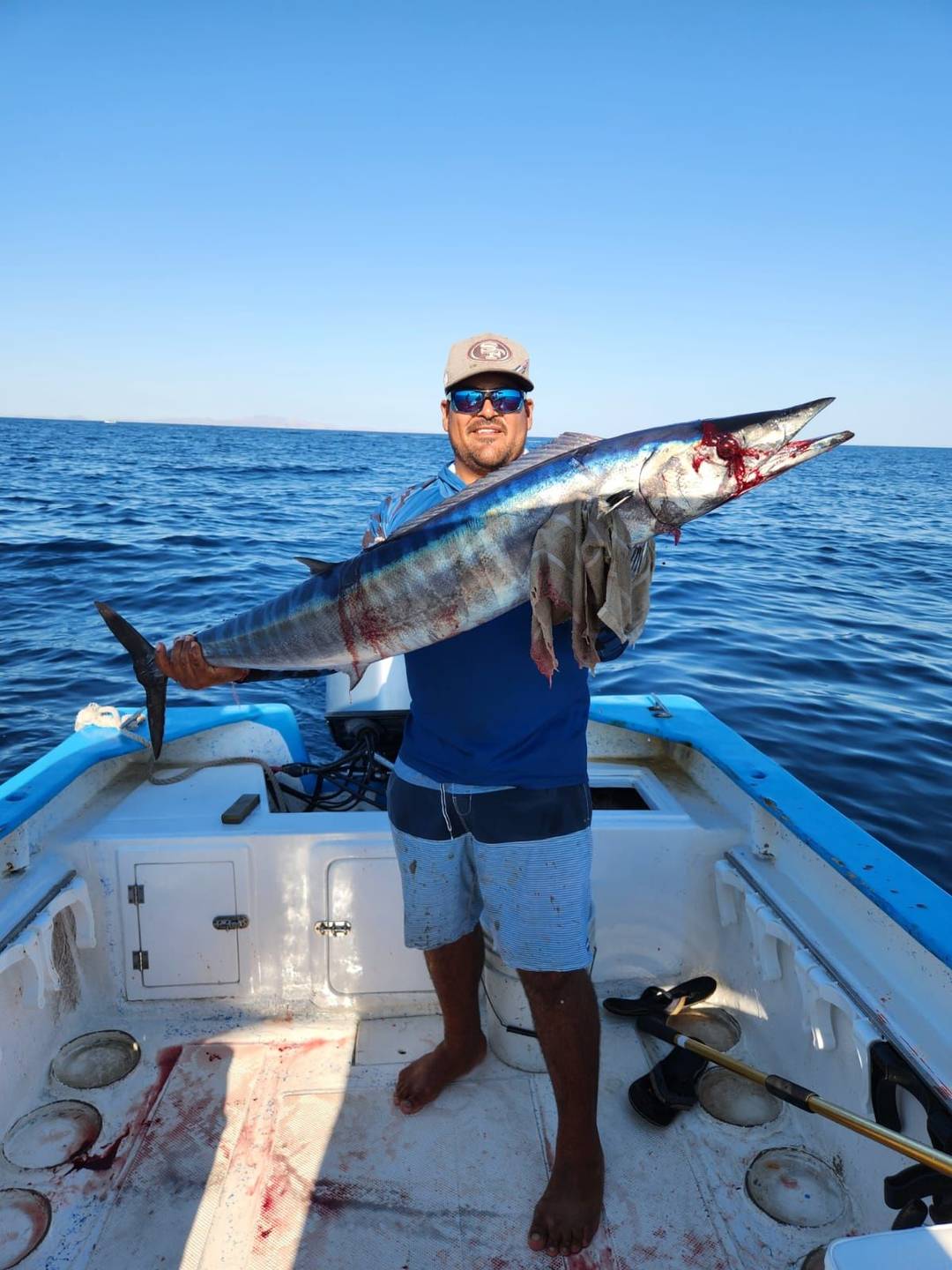 Wahoo fishing photo, La Paz Mexico