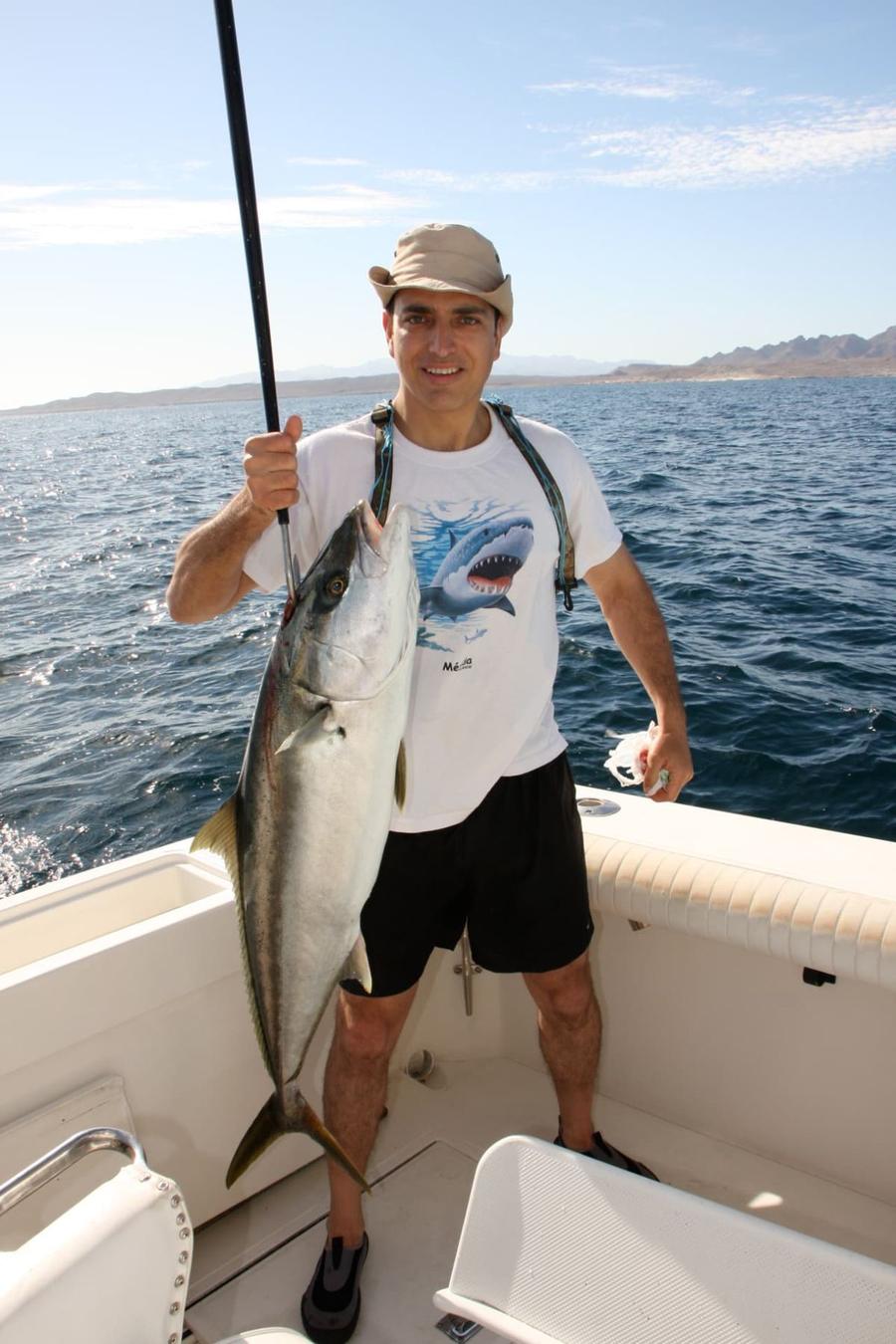 Yellowfin tuna caught with Baja Mosquito Fleet in La Paz, Mexico