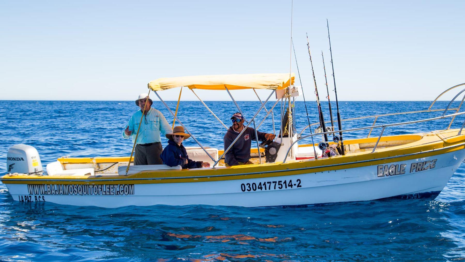Picudo III side profile — Baja Mosquito Fleet, La Paz
