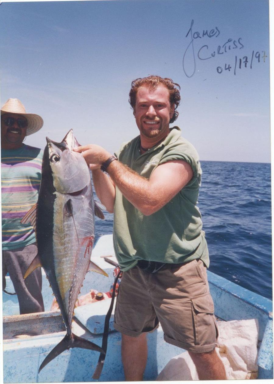 Yellowfin tuna, 1997 caught with Baja Mosquito Fleet in La Paz, Mexico