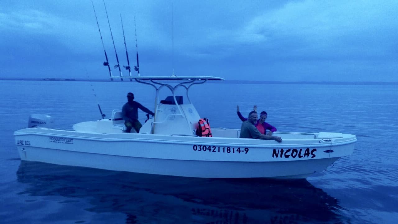 Nicolas at dusk — Baja Mosquito Fleet, La Paz