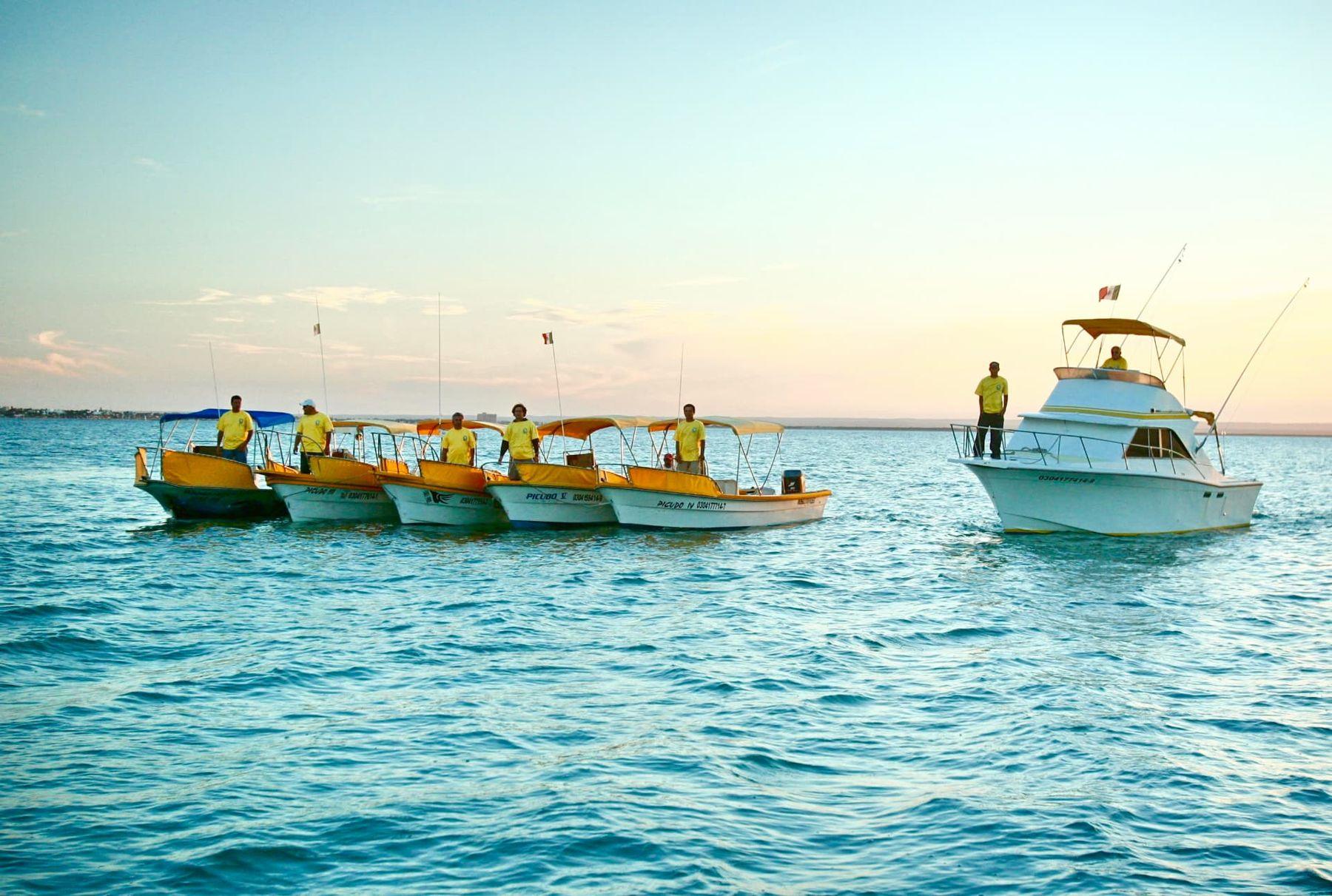 Marcela at sunset — Baja Mosquito Fleet, La Paz