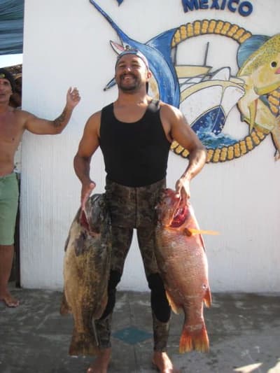 Big pargo caught with Baja Mosquito Fleet in La Paz, Mexico