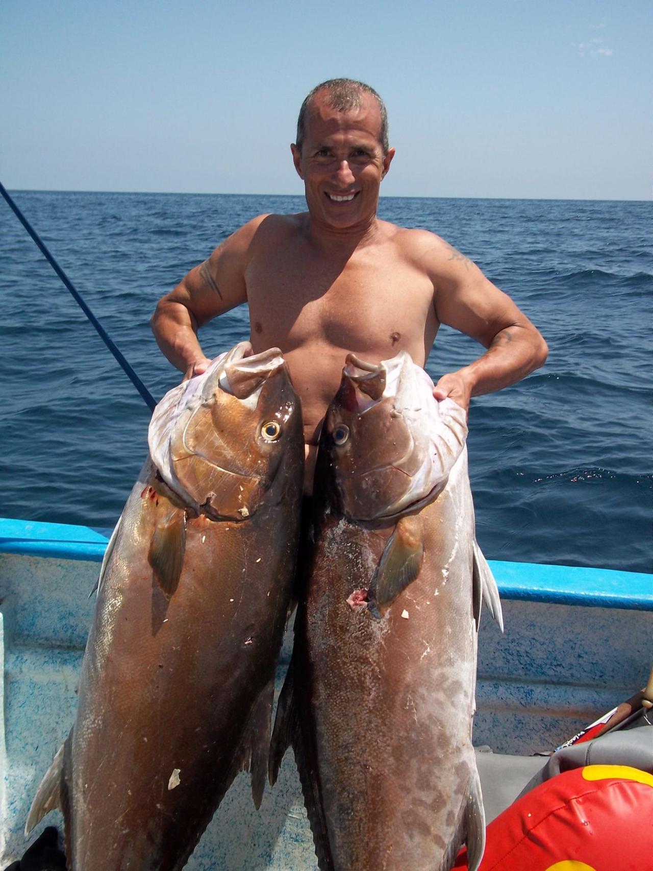 Amberjack (Seriola rivoliana) caught fishing in La Paz, Baja California Sur