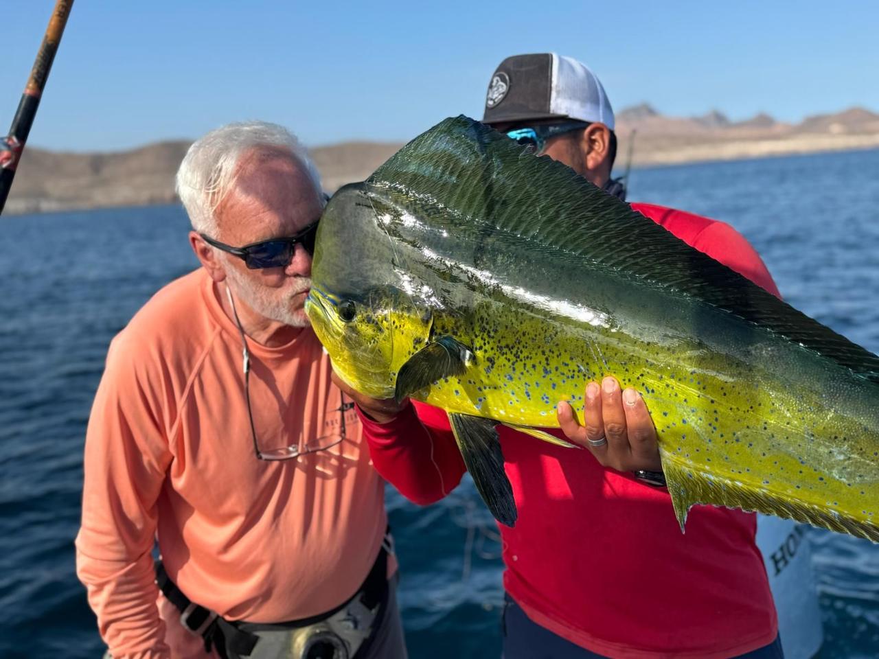 Dorado trophy shot caught with Baja Mosquito Fleet in La Paz, Mexico
